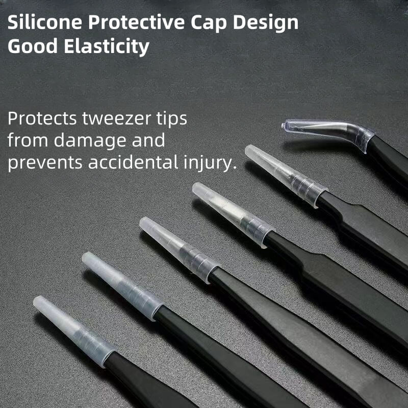 Stainless steel precision ESD tweezers that are anti-static. Being anti-magnetic means it can be use on computers or electronic items. Also ideal for rhinestones, studs, gems, mobile phone, watch, glasses, card making scrapbooks, sewing, stitching, etc. High-quality stainless steel tweezers, designed to meet the demands of the electronics and precision engineering industries, and perfect for DIY miniature crafts and delicate handwork.