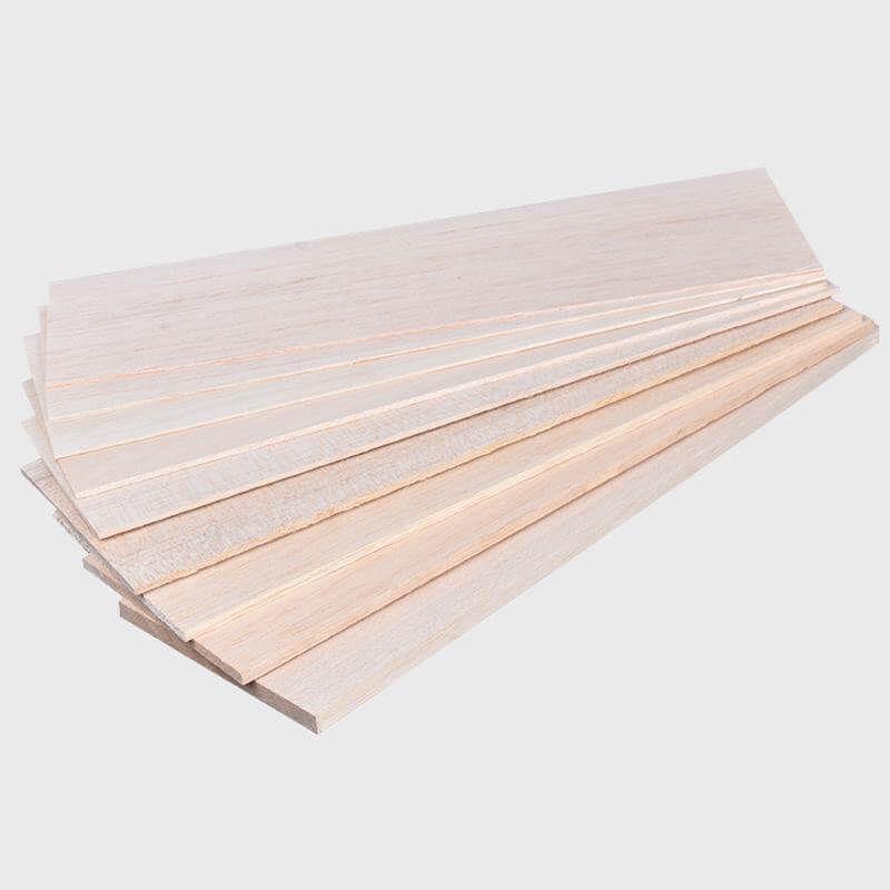 Each balsa wood sheet measures: Length: 50cm (500mm), Width: 10cm (100mm). Made from high-quality balsa wood, these sheets are lightweight yet durable, perfect for crafting miniature houses, airplanes, boats, and more. Ideal for a variety of modeling projects such as architectural designs, airplane models, boat models, railroad models, and other DIY craft projects. These balsa wood sheets can be easily cut and shaped using a craft knife or utility knife, making them convenient for precision work.