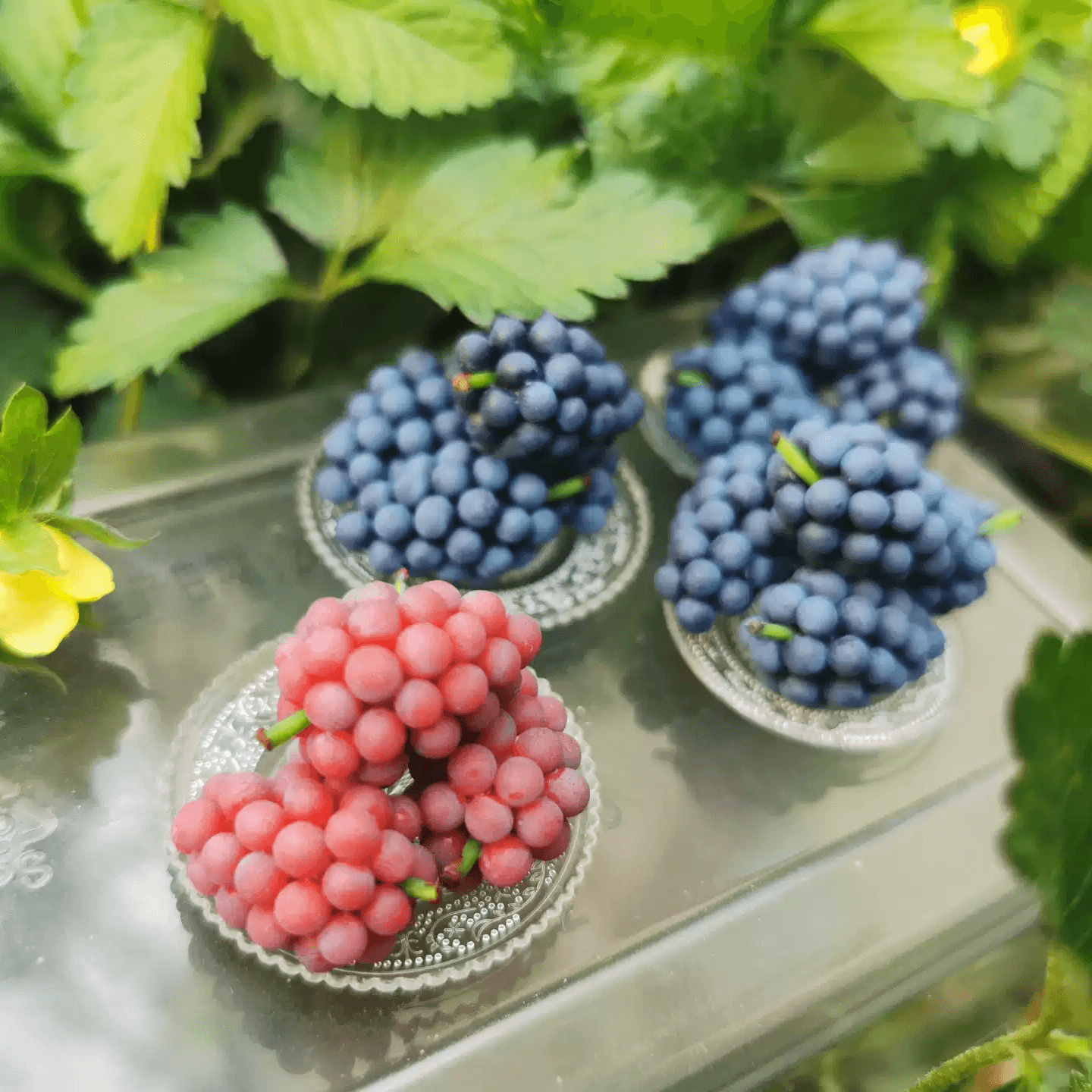 This miniature fruit Grape would be a wonderful addition to any doll's house kitchen or dining room table. Miniature fruits for dollhouse. Miniature Grape handmade from clay. Miniature fruits in 1/6 and 1/8 scale can be used in doll kitchen, doll grocery store, doll food, collection, diorama decoration.