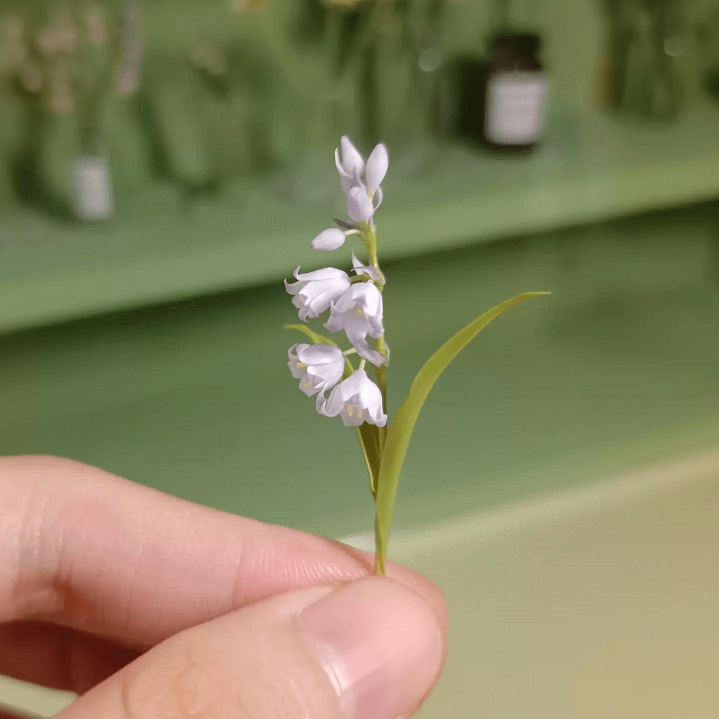 Bluebell (Hyacinthoides non-scripta) is an ancient-woodland-indicator plant. If you spot it while you're out exploring, it could be a sign you're standing in a rare and special habitat. Miniature for dolls, dollhouses, roomboxes. Suitable for Blythe, Barbie, Paola,and other dolls with a height of 10-15.8 inches.