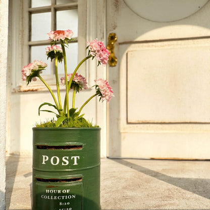 Scabiosa, also called pincushion flower, has a delicate appearance with whimsical, frilly skirts of petals and long, wiry stems—perfect for cutting and arranging in bouquets.  Material: Handmade from Clay