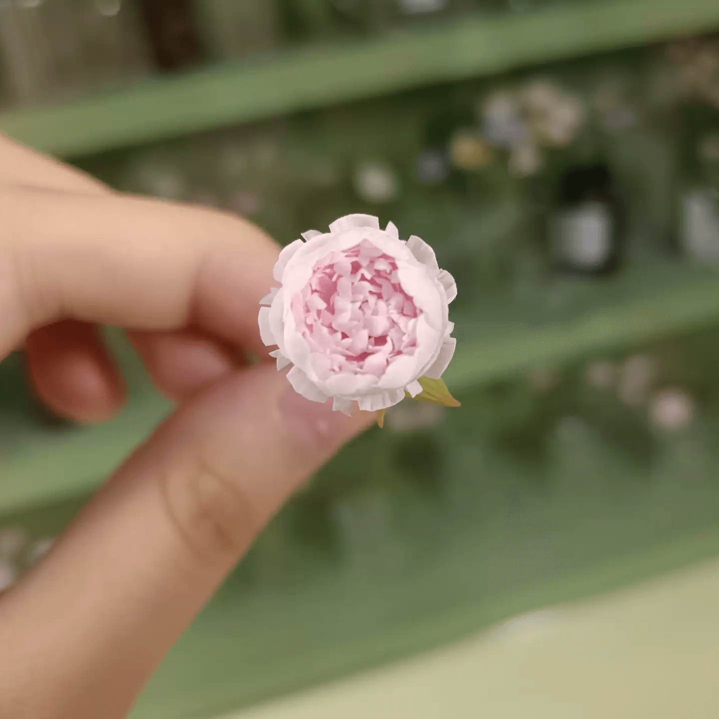 Miniature Pink Peonies make for stunning gifts that hold a deeper message within their blush-tinted petals. Miniature for dolls, dollhouses, roomboxes. Suitable for Blythe, Barbie, Paola,and other dolls with a height of 25-40cm (10-15.8 inches). Scale: 1:6; 1:12 Material: Handmade from Clay