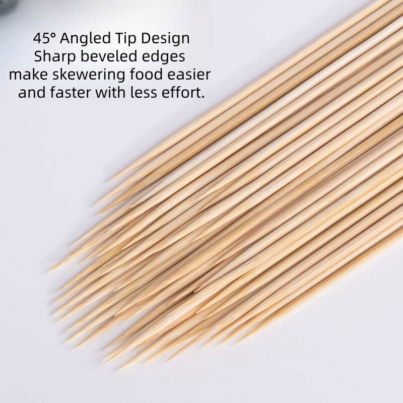 Available in various sizes and quantities to meet diverse needs. Made from natural bamboo, eco-friendly, and durable. Versatile Use: Perfect as toothpicks, BBQ skewers, or craft materials for miniature houses and DIY projects.